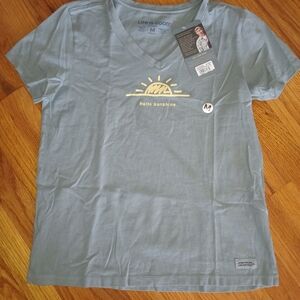 Life Is Good Blue Tee